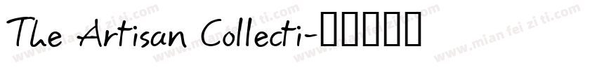 The Artisan Collecti字体转换